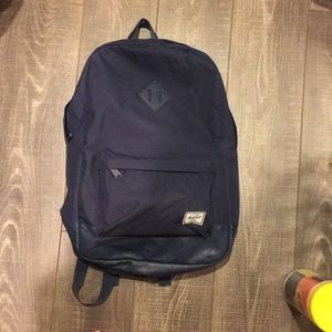 Herschel navy backpack